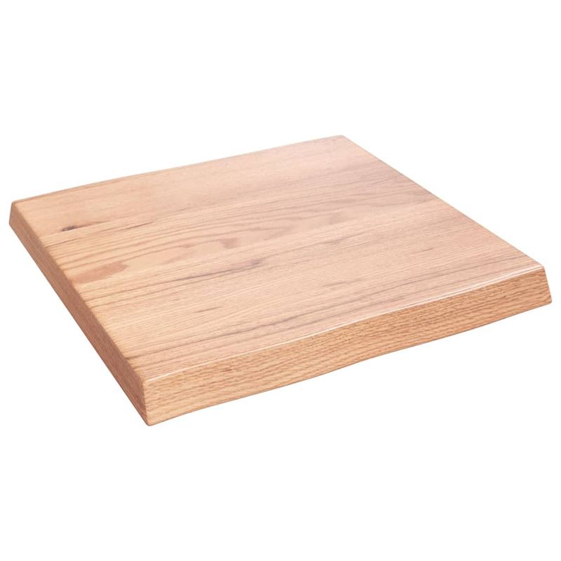 Casa si Gradina - Mobilier - Feronerie si accesorii mobila - Blat masa, 60x60x(2-6) cm, maro, lemn tratat contur organic - Infinity.ro