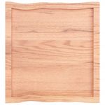 Casa si Gradina - Mobilier - Feronerie si accesorii mobila - Blat masa, 60x60x(2-6) cm, maro, lemn tratat contur organic - Infinity.ro