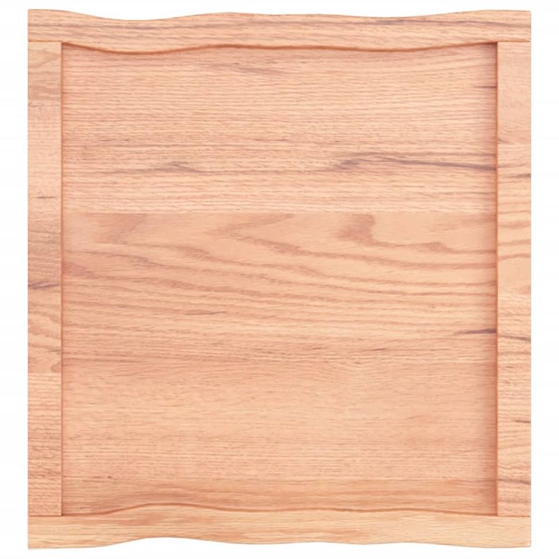 Casa si Gradina - Mobilier - Feronerie si accesorii mobila - Blat masa, 60x60x(2-6) cm, maro, lemn tratat contur organic - Infinity.ro