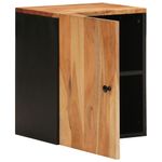 Casa si Gradina - Mobilier - Seturi de mobilier - Seturi baie - Dulap de perete de baie, 38x33x48 cm, lemn masiv de acacia - Infinity.ro
