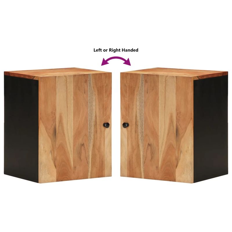 Casa si Gradina - Mobilier - Seturi de mobilier - Seturi baie - Dulap de perete de baie, 38x33x48 cm, lemn masiv de acacia - Infinity.ro