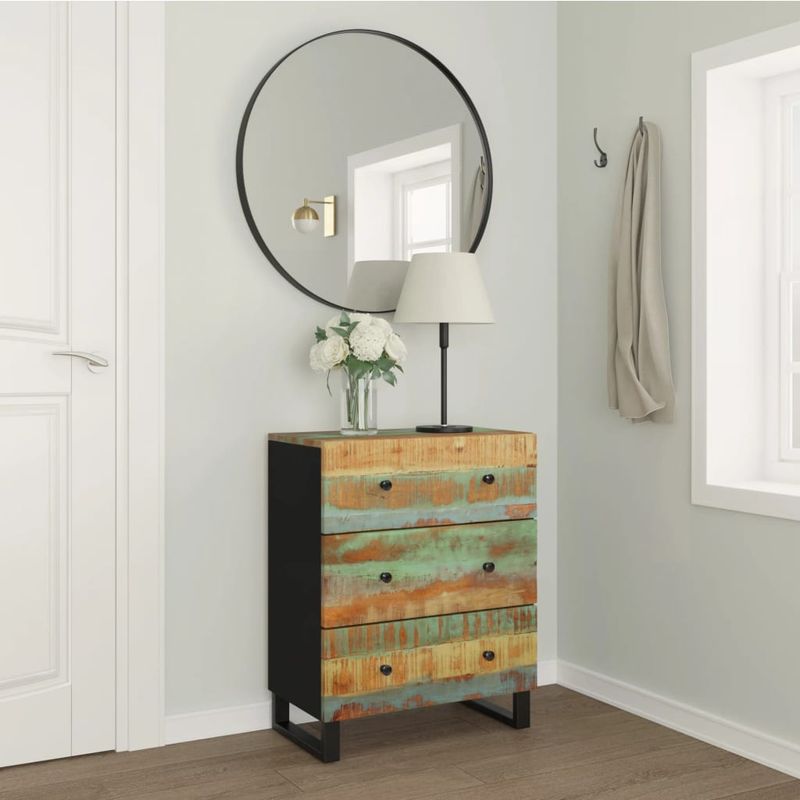 Casa si Gradina - Mobilier - Comode si corpuri - Comode - Servanta, 60x33x75 cm, lemn masiv reciclat - Infinity.ro