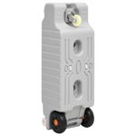Sport si Outdoor - Camping - Accesorii camping si drumetii - Rezervor de apa cu roti pentru camping, gri, 75 L - Infinity.ro