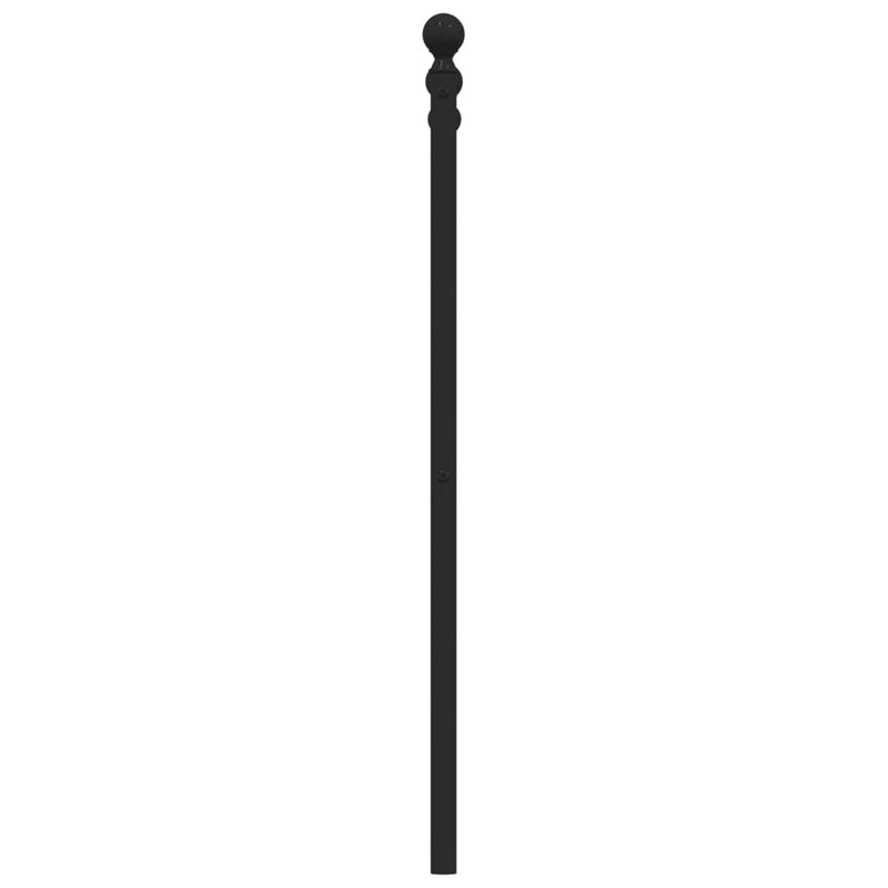 Casa si Gradina - Mobilier - Paturi si accesorii - Accesorii paturi - Tablie de pat metalica, negru, 120 cm - Infinity.ro
