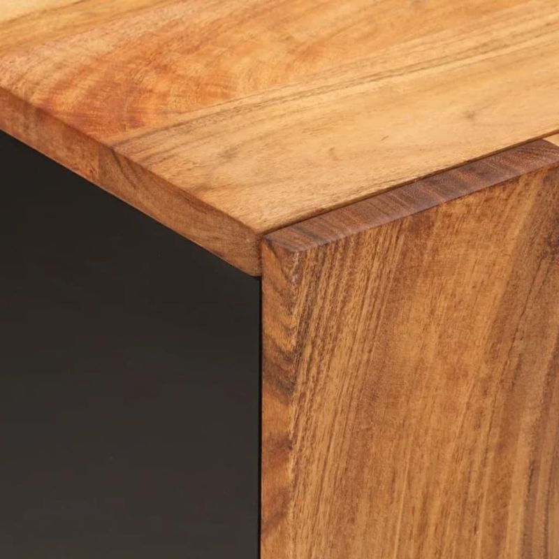 Casa si Gradina - Mobilier - Mobilier baie - Comode baie - Dulap de chiuveta 62x33x58 cm lemn masiv acacia & lemn compozit - Infinity.ro