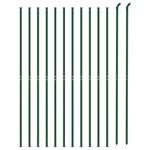 Casa si Gradina - Gradina si terasa - Garduri, panouri si accesorii - Gard plasa de sarma cu bordura, verde, 2,2x25 m - Infinity.ro