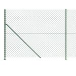 Casa si Gradina - Gradina si terasa - Garduri, panouri si accesorii - Gard plasa de sarma cu bordura, verde, 2,2x25 m - Infinity.ro