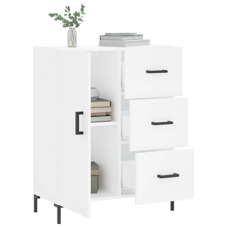 Casa si Gradina - Mobilier - Comode si corpuri - Comode - Servanta, alb, 69,5x34x90 cm, lemn compozit - Infinity.ro