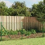 Casa si Gradina - Gradina si terasa - Garduri, panouri si accesorii - Gard plasa de sarma cu bordura, verde, 1x25 m - Infinity.ro
