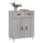 Casa si Gradina - Mobilier - Comode si corpuri - Comode - Servanta, gri sonoma, 69,5x34x90 cm, lemn compozit - Infinity.ro