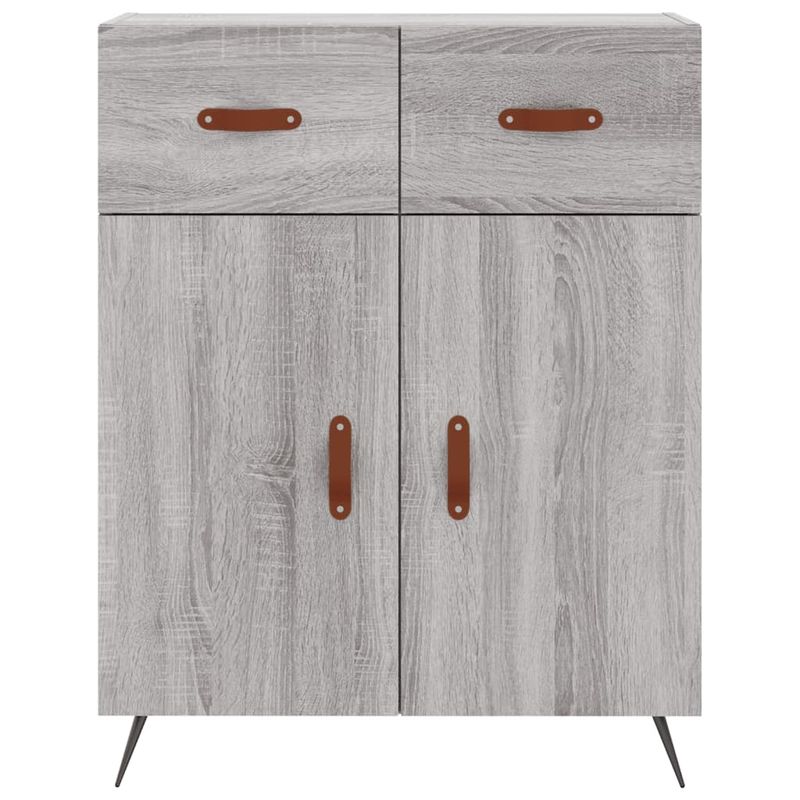 Casa si Gradina - Mobilier - Comode si corpuri - Comode - Servanta, gri sonoma, 69,5x34x90 cm, lemn compozit - Infinity.ro