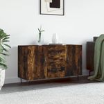 Casa si Gradina - Mobilier - Comode si corpuri - Comode - Servanta, stejar fumuriu, 100x36x60 cm, lemn compozit - Infinity.ro