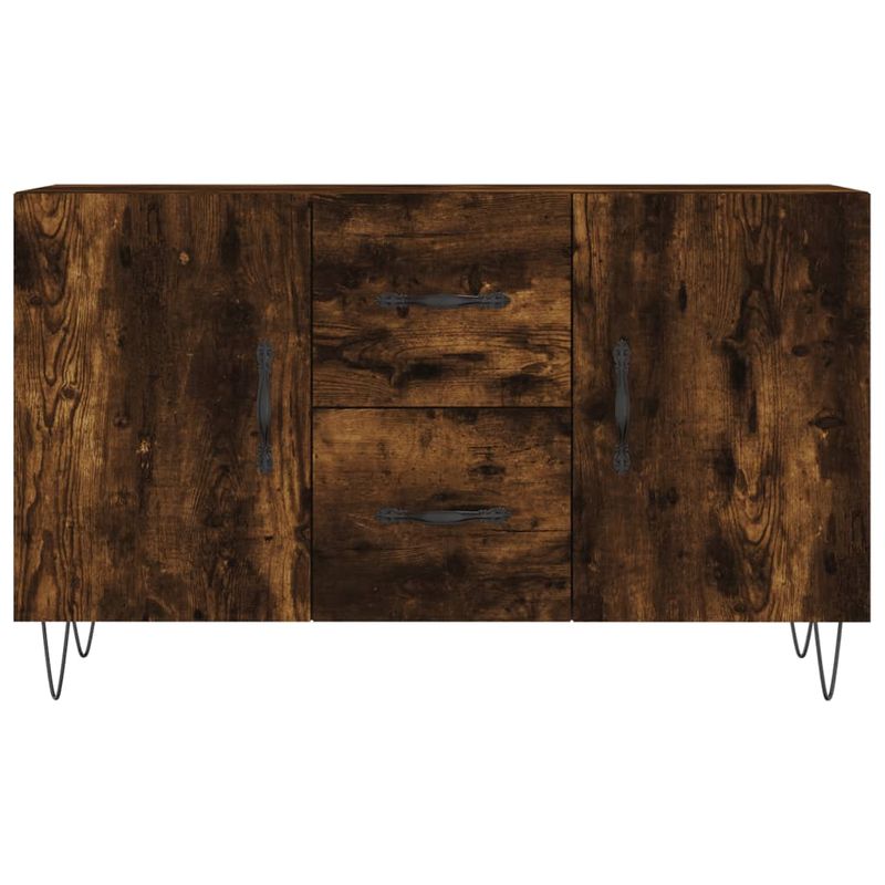 Casa si Gradina - Mobilier - Comode si corpuri - Comode - Servanta, stejar fumuriu, 100x36x60 cm, lemn compozit - Infinity.ro