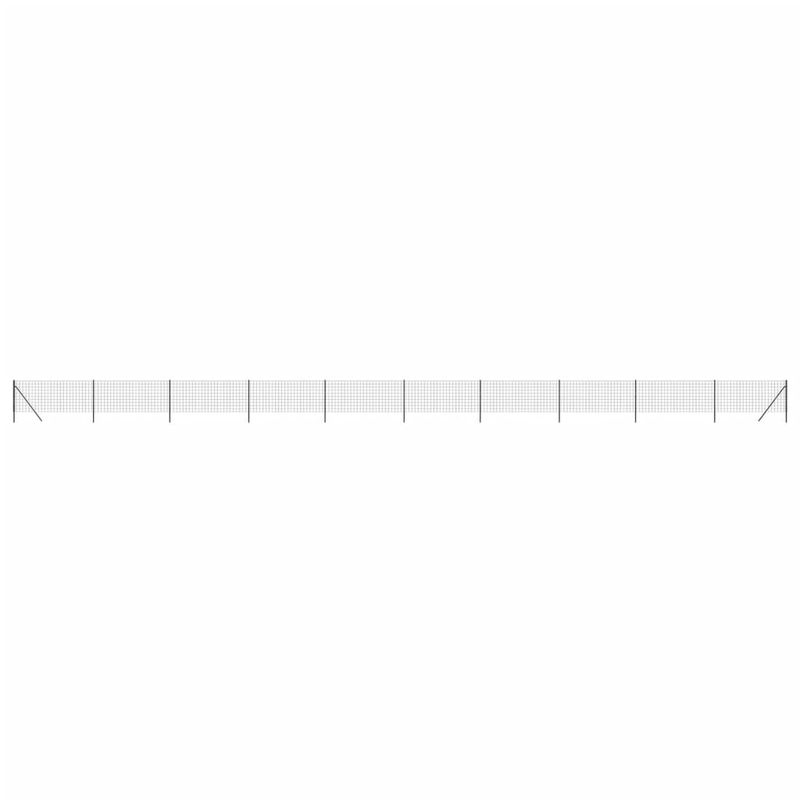 Casa si Gradina - Gradina si terasa - Garduri, panouri si accesorii - Gard plasa de sarma, antracit, 0,8x25 m, otel galvanizat - Infinity.ro