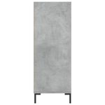 Casa si Gradina - Mobilier - Biblioteci si rafturi - Biblioteci - Biblioteca, gri beton, 69,5x32,5x90 cm, lemn compozit - Infinity.ro