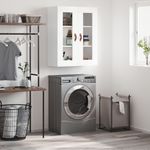 Casa si Gradina - Mobilier - Comode si corpuri - Comode - Dulap cu montaj pe perete, alb, 69,5x34x90 cm - Infinity.ro