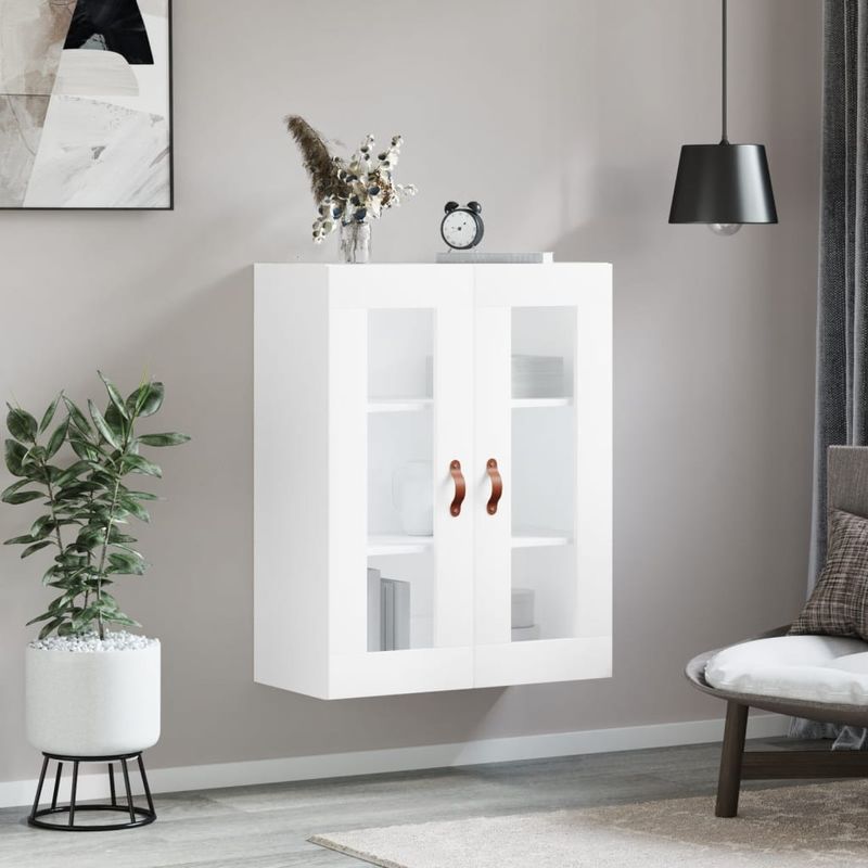 Casa si Gradina - Mobilier - Comode si corpuri - Comode - Dulap cu montaj pe perete, alb, 69,5x34x90 cm - Infinity.ro