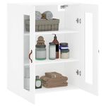 Casa si Gradina - Mobilier - Comode si corpuri - Comode - Dulap cu montaj pe perete, alb, 69,5x34x90 cm - Infinity.ro