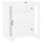 Casa si Gradina - Mobilier - Comode si corpuri - Comode - Dulap cu montaj pe perete, alb, 69,5x34x90 cm - Infinity.ro