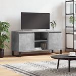 Casa si Gradina - Mobilier - Comode si corpuri - Comode - Comoda TV, gri beton, 104x35x50 cm, lemn compozit - Infinity.ro