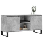 Casa si Gradina - Mobilier - Comode si corpuri - Comode - Comoda TV, gri beton, 104x35x50 cm, lemn compozit - Infinity.ro
