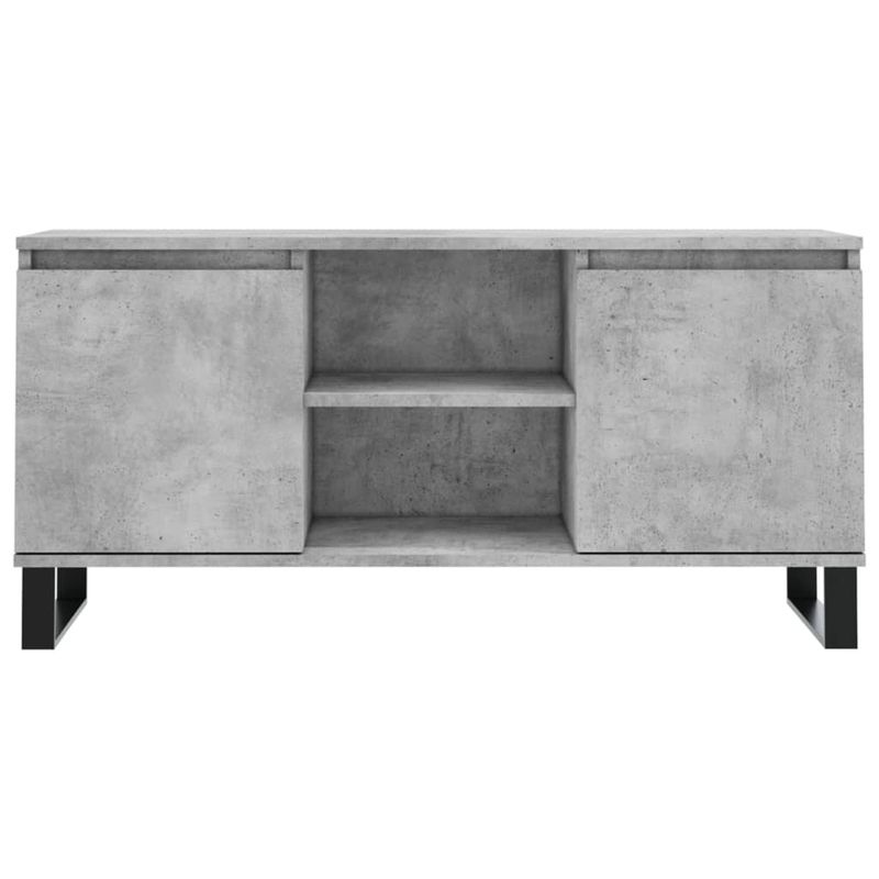 Casa si Gradina - Mobilier - Comode si corpuri - Comode - Comoda TV, gri beton, 104x35x50 cm, lemn compozit - Infinity.ro