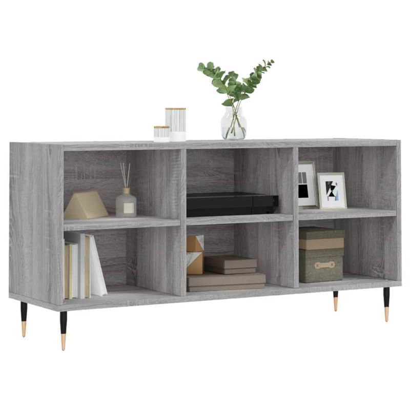 Casa si Gradina - Mobilier - Comode si corpuri - Comode - Comoda TV, gri sonoma, 103,5x30x50 cm, lemn compozit - Infinity.ro