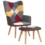 Casa si Gradina - Mobilier - Scaune si fotolii - Fotolii - Fotoliu de relaxare cu taburet, textil, petice - Infinity.ro
