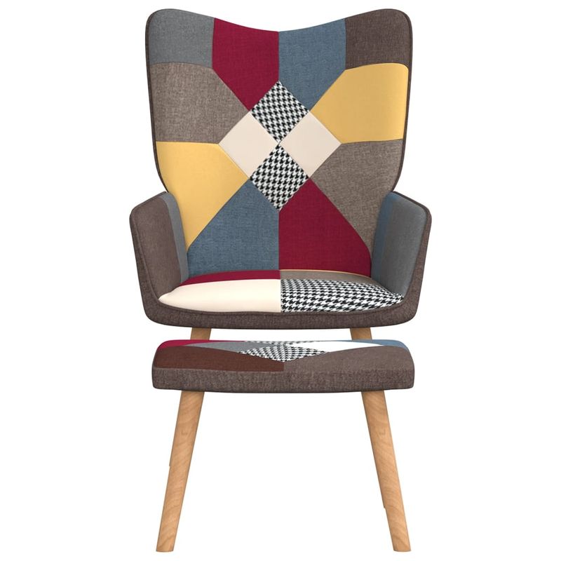 Casa si Gradina - Mobilier - Scaune si fotolii - Fotolii - Fotoliu de relaxare cu taburet, textil, petice - Infinity.ro
