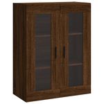 Casa si Gradina - Mobilier - Comode si corpuri - Comode - Dulap montat pe perete, stejar maro, 69,5x34x90 cm - Infinity.ro