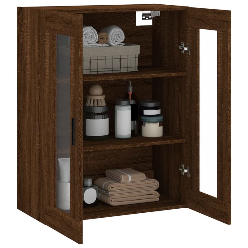 Casa si Gradina - Mobilier - Comode si corpuri - Comode - Dulap montat pe perete, stejar maro, 69,5x34x90 cm - Infinity.ro
