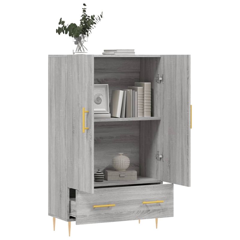 Casa si Gradina - Mobilier - Comode si corpuri - Comode - Dulap gri Sonoma 69,5x31x115 cm, lemn prelucrat - Infinity.ro