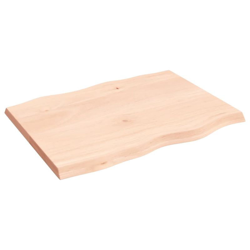 Casa si Gradina - Mobilier - Feronerie si accesorii mobila - Blat masa 80x60x(2-4) cm lemn stejar netratat contur organic - Infinity.ro