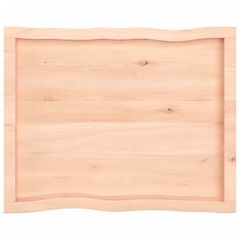Casa si Gradina - Mobilier - Feronerie si accesorii mobila - Blat masa 80x60x(2-4) cm lemn stejar netratat contur organic - Infinity.ro