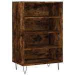 Casa si Gradina - Mobilier - Comode si corpuri - Corpuri bucatarie - Dulap inalt, stejar fumuriu, 57x35x90 cm, lemn compozit - Infinity.ro