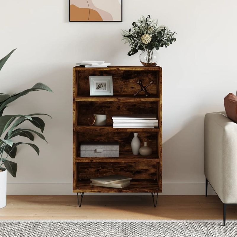 Casa si Gradina - Mobilier - Comode si corpuri - Corpuri bucatarie - Dulap inalt, stejar fumuriu, 57x35x90 cm, lemn compozit - Infinity.ro