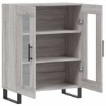 Casa si Gradina - Mobilier - Comode si corpuri - Comode - Servanta, gri sonoma, 69,5x34x90 cm, lemn compozit - Infinity.ro