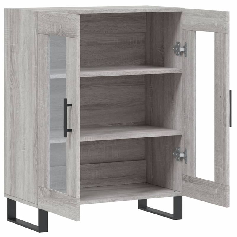 Casa si Gradina - Mobilier - Comode si corpuri - Comode - Servanta, gri sonoma, 69,5x34x90 cm, lemn compozit - Infinity.ro