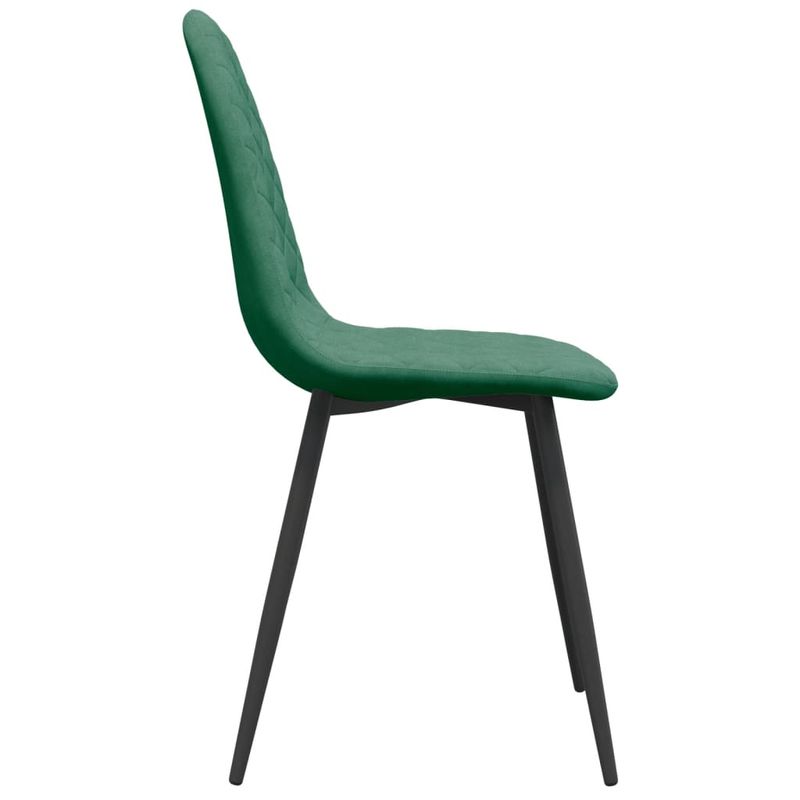 Casa si Gradina - Mobilier - Scaune si fotolii - Scaune - Scaune de bucatarie, 4 buc., verde inchis, catifea - Infinity.ro