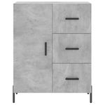Casa si Gradina - Mobilier - Comode si corpuri - Comode - Servanta, gri beton, 69,5x34x90 cm, lemn compozit - Infinity.ro