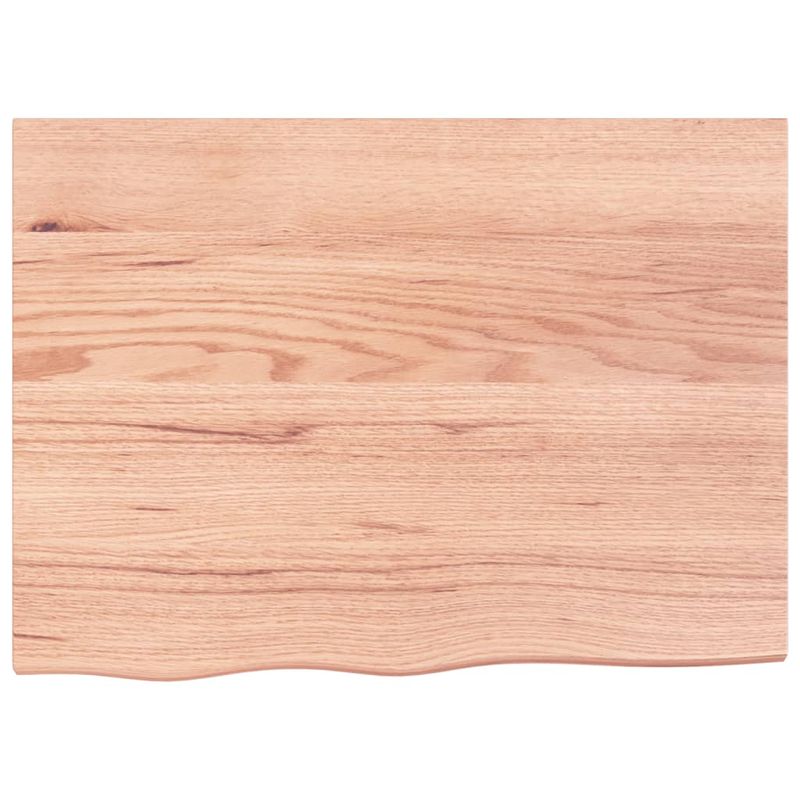 Casa si Gradina - Mobilier - Biblioteci si rafturi - Rafturi - Raft de perete maro deschis 80x60x(2-6) cm lemn stejar tratat - Infinity.ro
