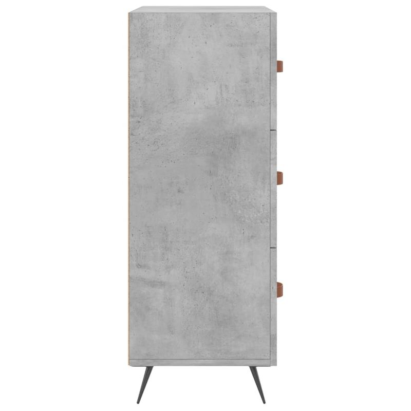 Casa si Gradina - Mobilier - Comode si corpuri - Comode - Comoda cu sertare, gri beton, 69,5x34x90 cm, lemn prelucrat - Infinity.ro