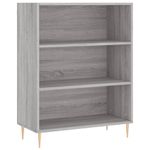 Casa si Gradina - Mobilier - Biblioteci si rafturi - Biblioteci - Biblioteca, sonoma gri, 69,5x32,5x90 cm, lemn compozit - Infinity.ro