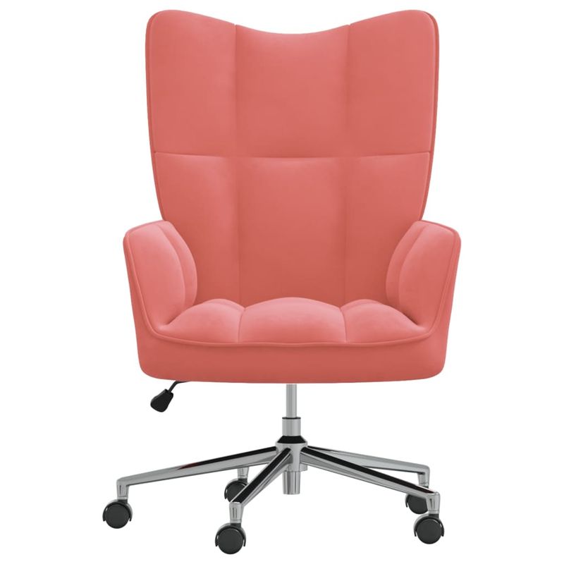 Casa si Gradina - Mobilier - Scaune si fotolii - Fotolii - Fotoliu de relaxare, roz, catifea - Infinity.ro