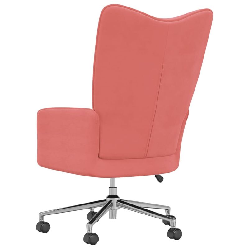Casa si Gradina - Mobilier - Scaune si fotolii - Fotolii - Fotoliu de relaxare, roz, catifea - Infinity.ro