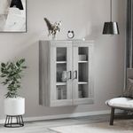 Casa si Gradina - Mobilier - Comode si corpuri - Comode - Dulap montat pe perete, gri sonoma, 69,5x34x90 cm - Infinity.ro