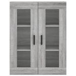 Casa si Gradina - Mobilier - Comode si corpuri - Comode - Dulap montat pe perete, gri sonoma, 69,5x34x90 cm - Infinity.ro