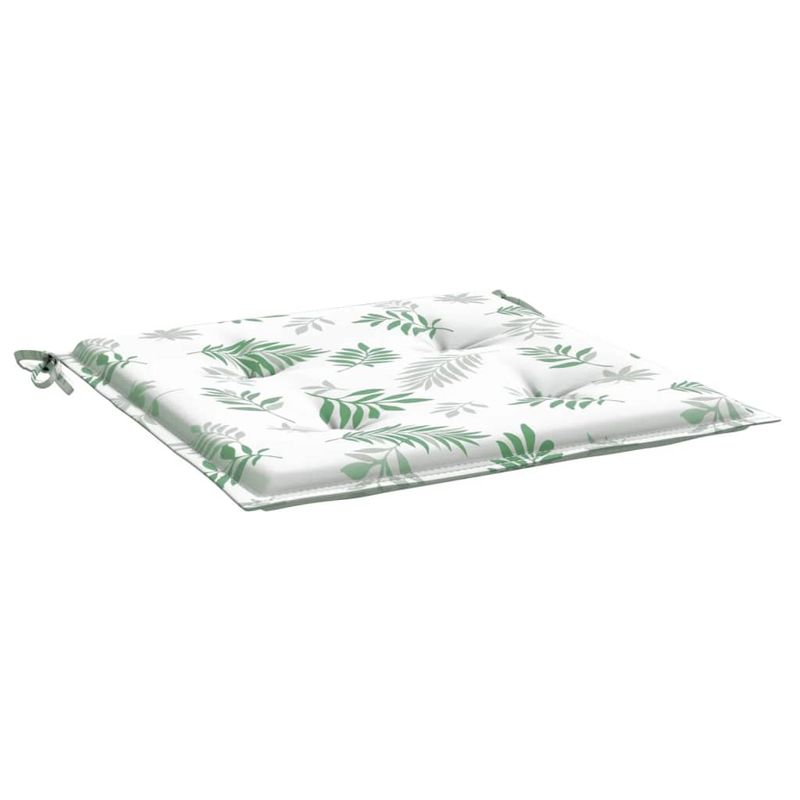 Casa si Gradina - Textile si covoare - Perne si pilote - Perne decorative - Perne de scaun, model frunze, 4 buc., 40x40x3 cm, textil - Infinity.ro