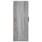 Casa si Gradina - Mobilier - Comode si corpuri - Comode - Dulap montat pe perete, gri sonoma, 69,5x34x90 cm - Infinity.ro