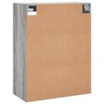Casa si Gradina - Mobilier - Comode si corpuri - Comode - Dulap montat pe perete, gri sonoma, 69,5x34x90 cm - Infinity.ro